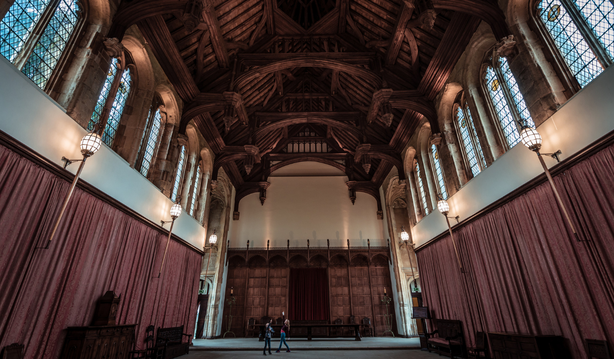 The Great Hall at Eltham Palace.